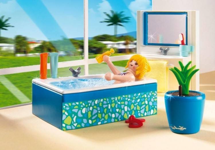 Salle De Bain Playmobil Villa Moderne Vasque Et Meuble Salle De Bain  Lapeyre Salle De Bain 9A MAISON